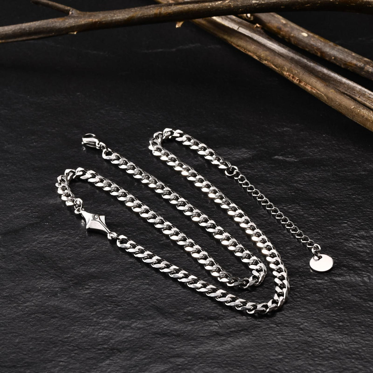 Men’s Cuban Link Stainless Steel Bracelet