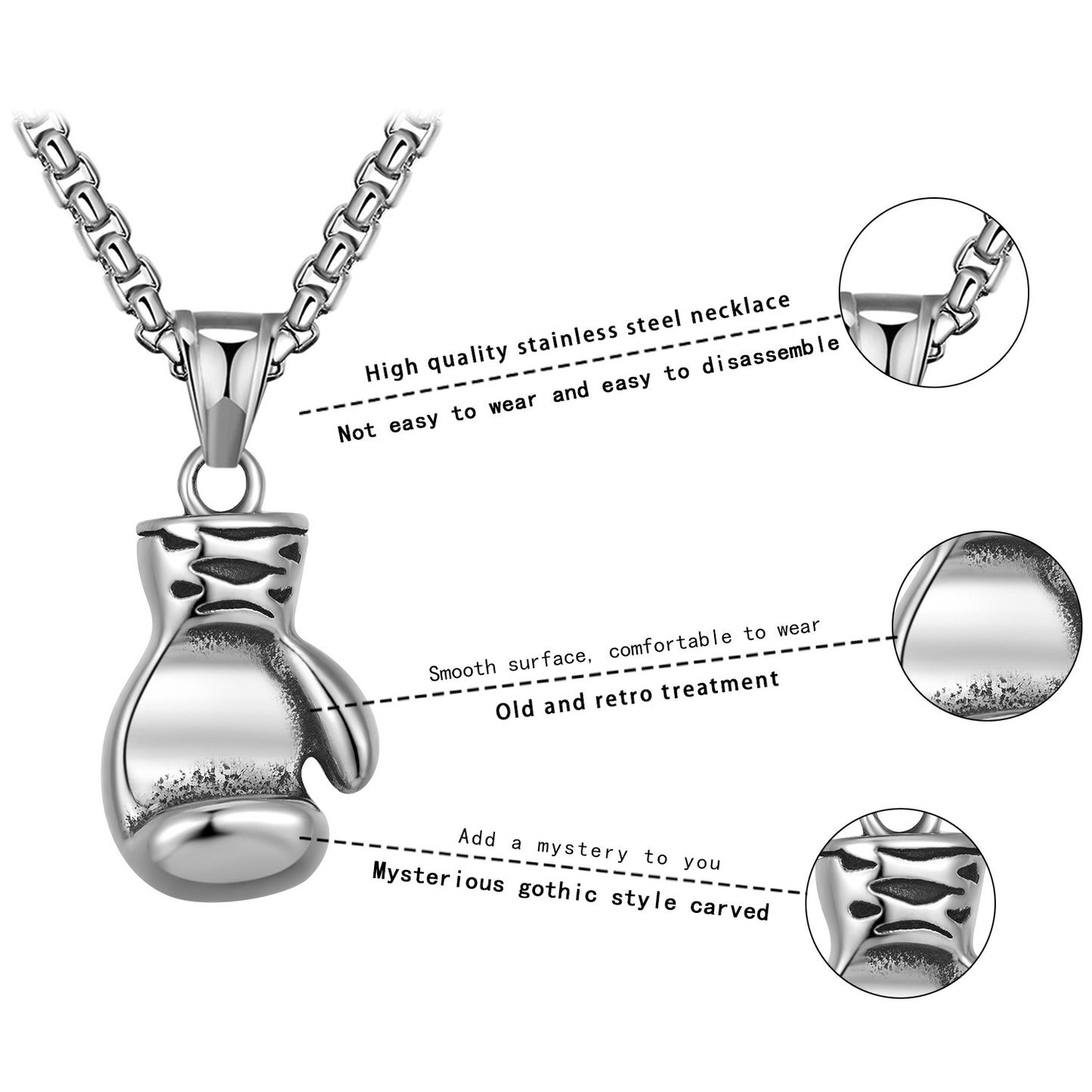 Steel Necklace – Minimalist Couple Fitness Necklace