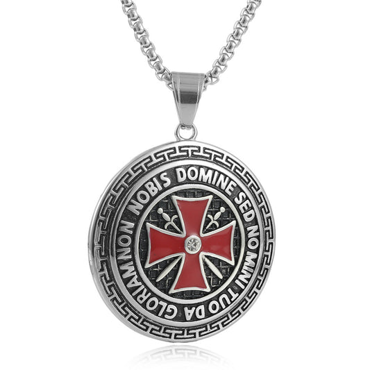 European And American Stainless Steel Cross Pendant For Men