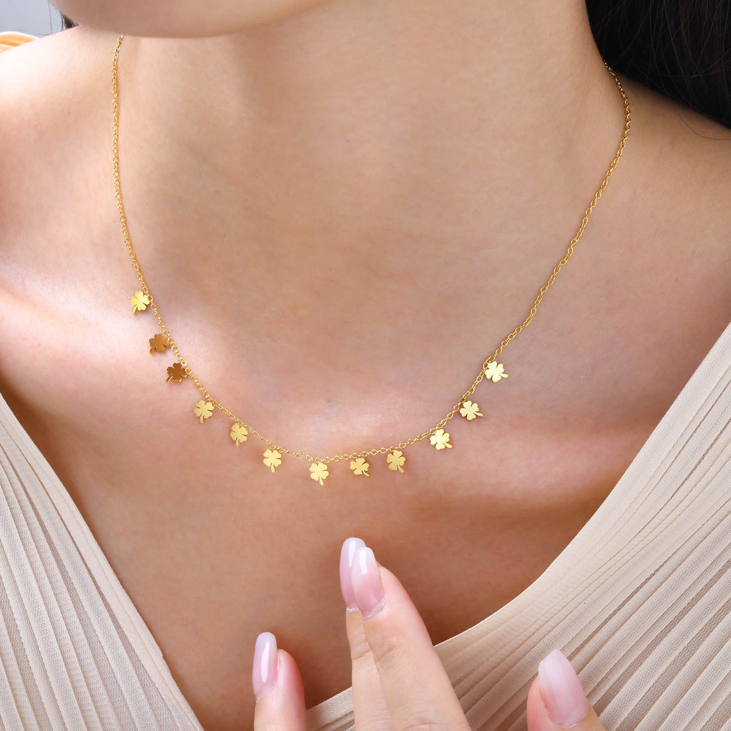 European And American Cross-Border Jewelry Wholesale Gold Necklace