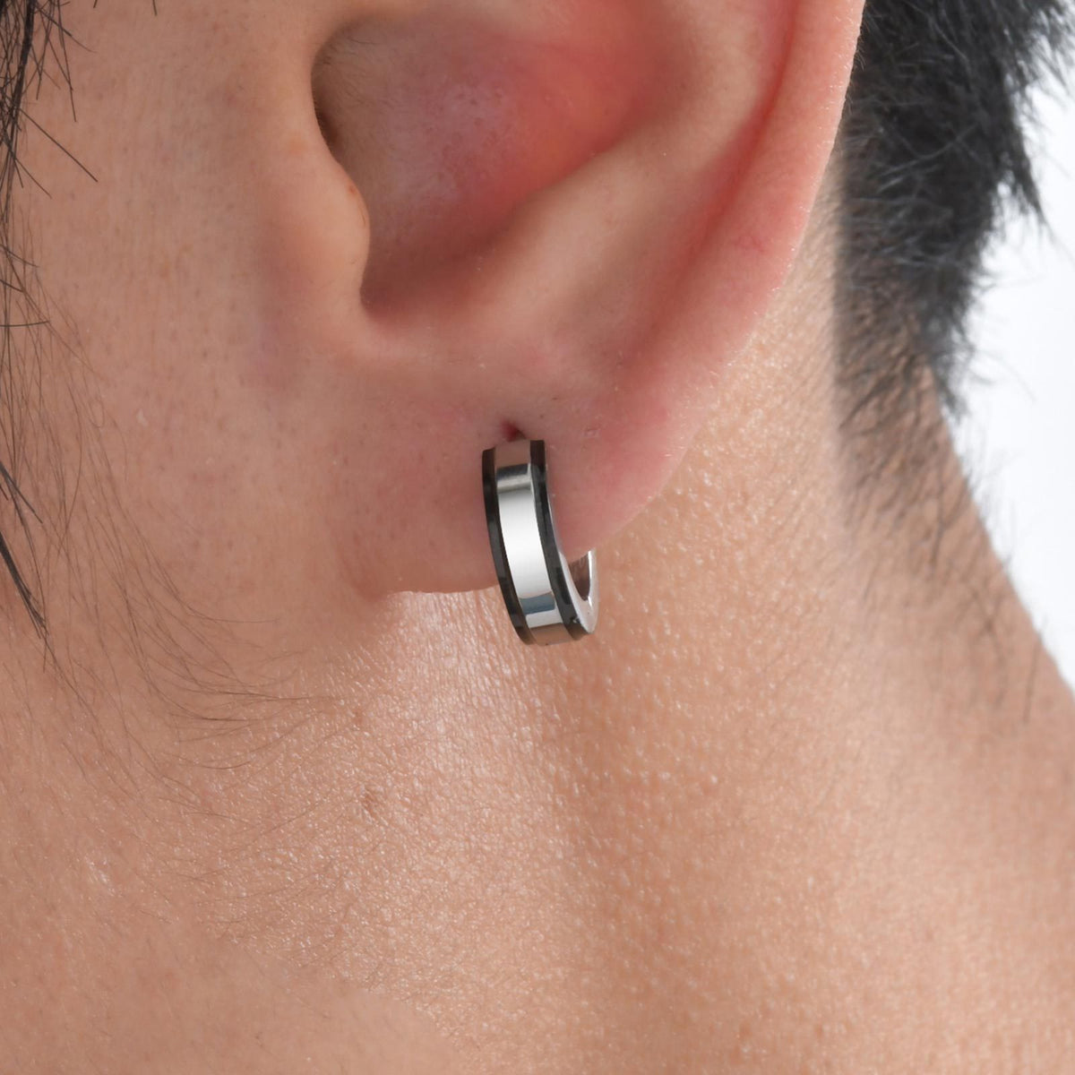 Stainless Steel Single Earrings — Three Colors