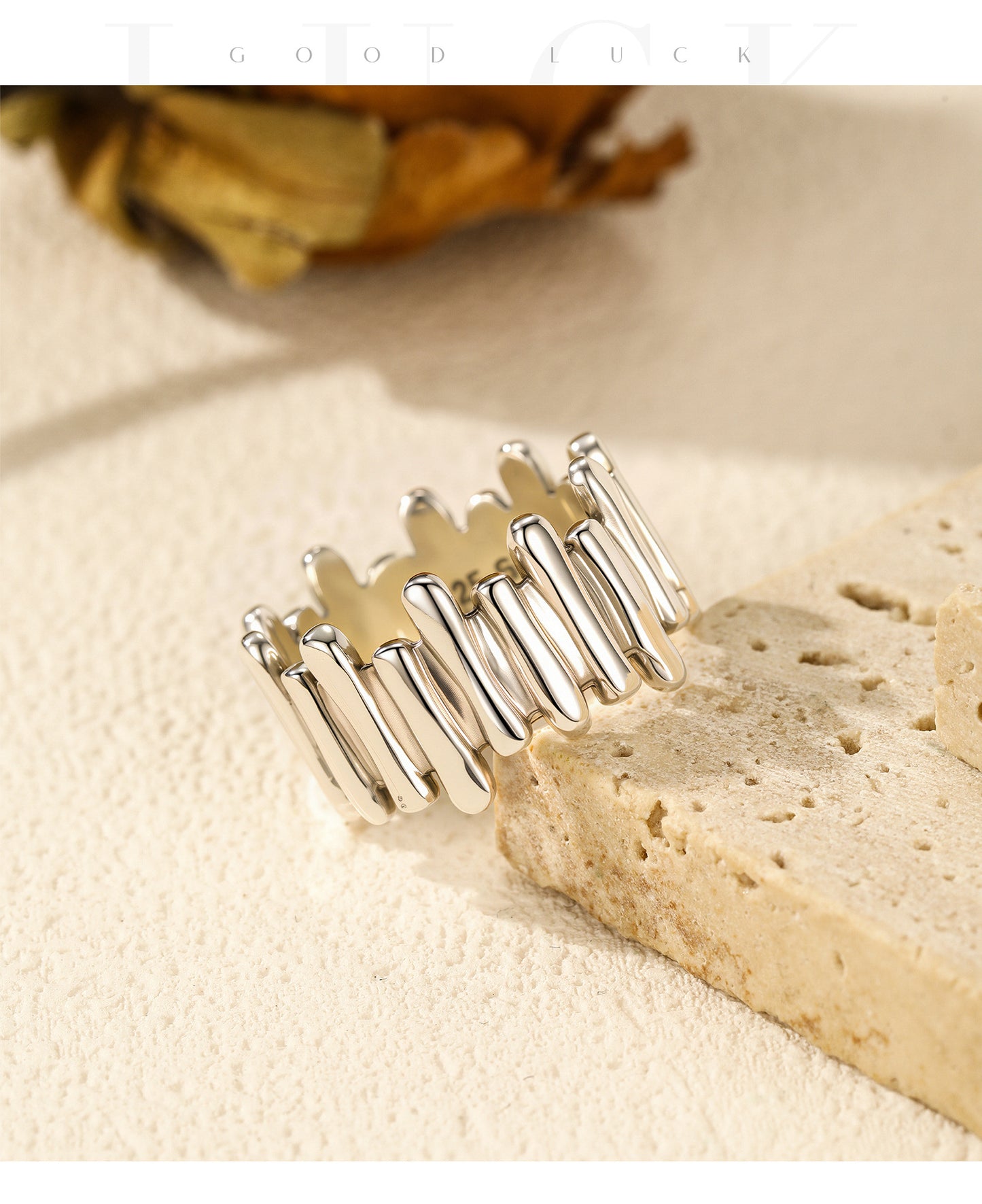 Planderful Everyday Genie Ring – Unique Irregular Design