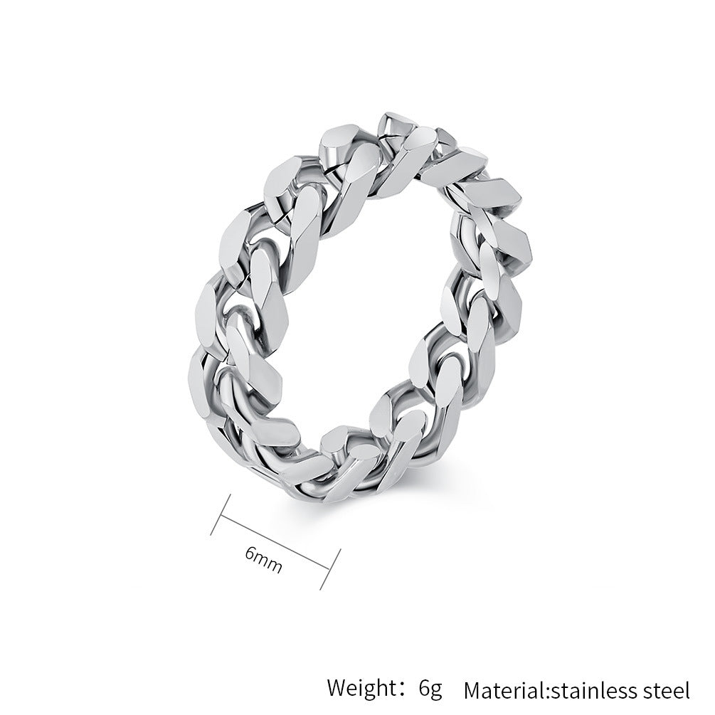 Steel Ring - Elegant Everyday Wear Urban Edge And Subtle Luxury Details For Modern Street Style