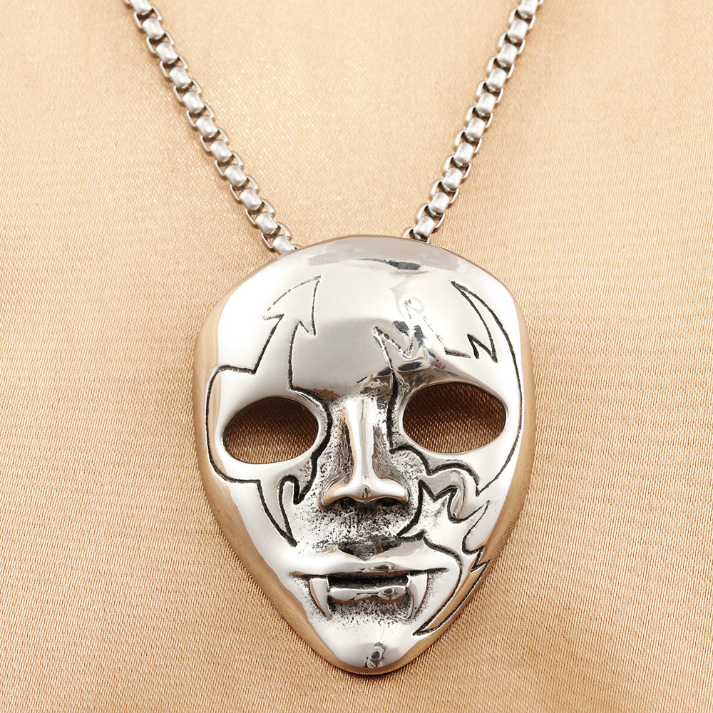 European And American Stainless Steel Pendant Necklace For Men