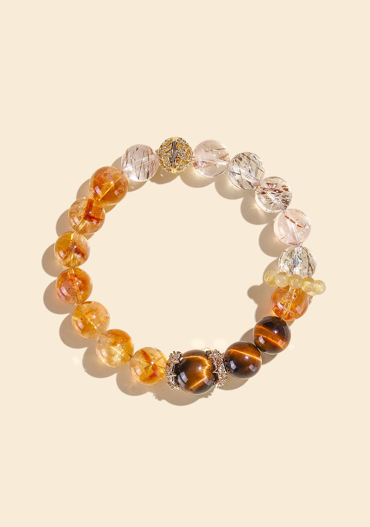 Planderful Fortune's Favor Bracelet – Premium Natural Crystal Beads