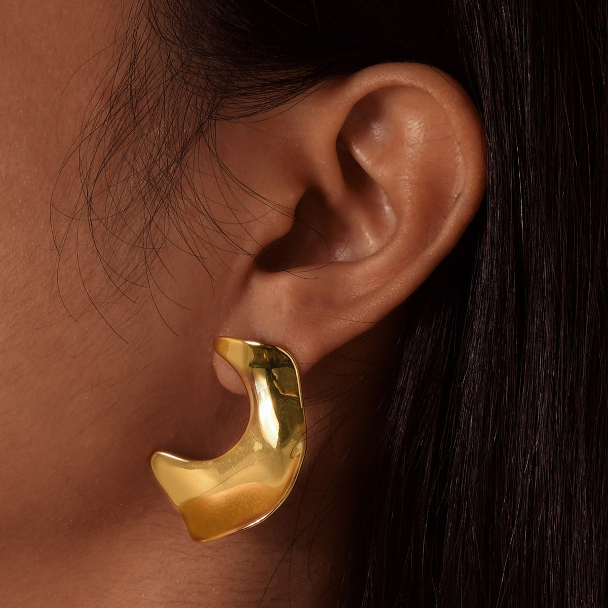 Stainless Steel Geometric Earrings