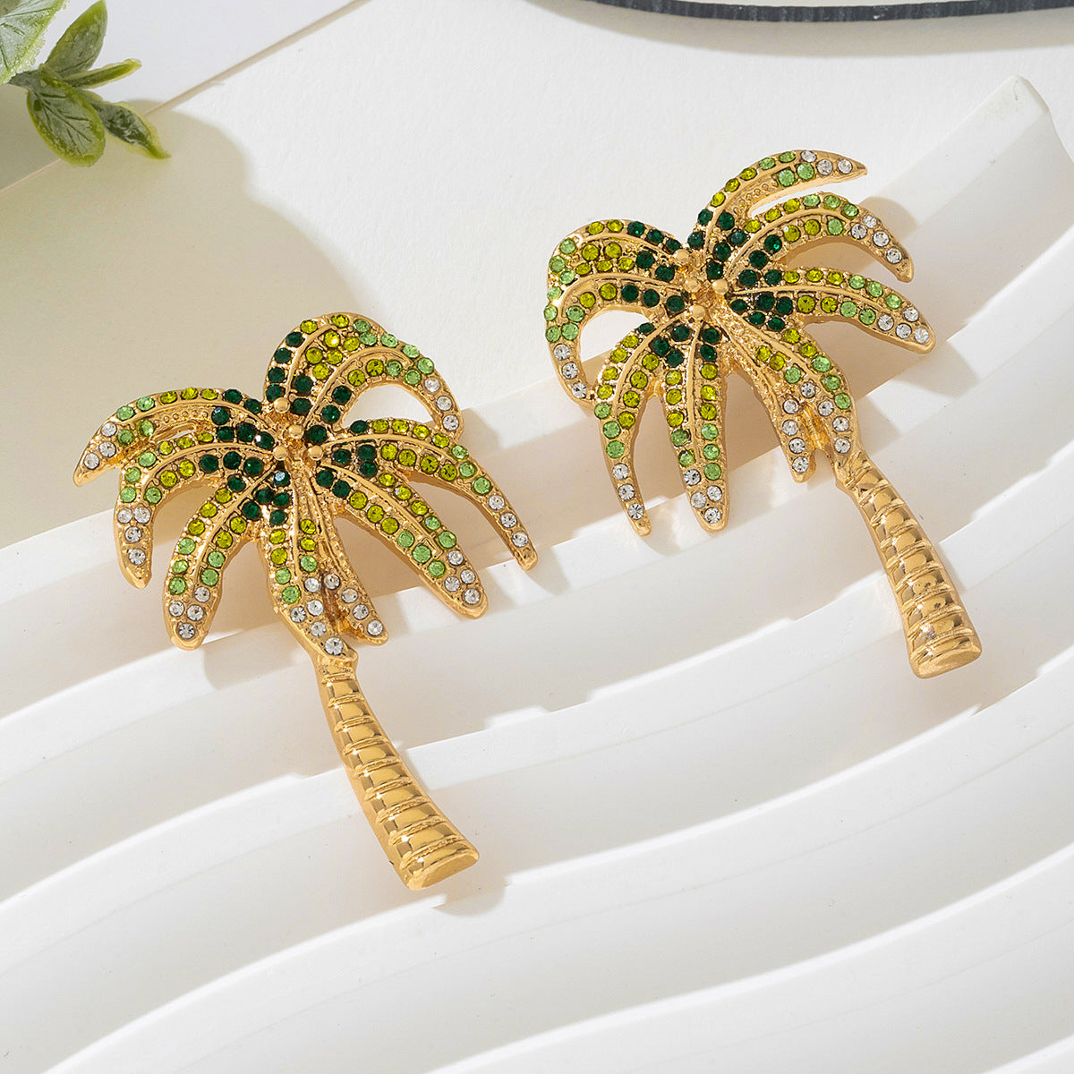 Planderful Vienna Verve Earrings – Creative Colorful Design with Metal Flash Zircon