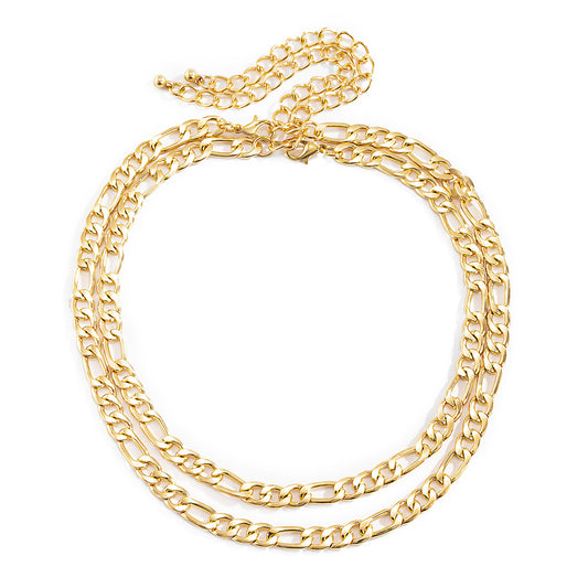 Planderful Vienna Verve Necklace For Women Short Chain Collarbone Geometric Hollow Pendant Personalized Statement Jewelry
