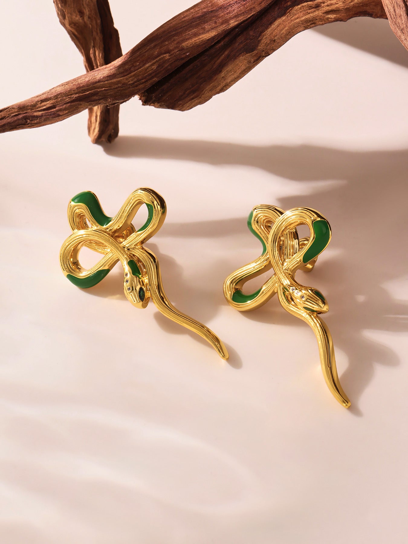 Planderful Zodiac Snake Oil Drip Earrings Personalized