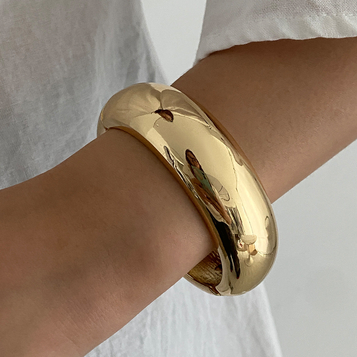 Planderful Vienna Verve Open Cuff Bracelet For Women Bold Red Blue Contrast Customizable Jewelry Statement