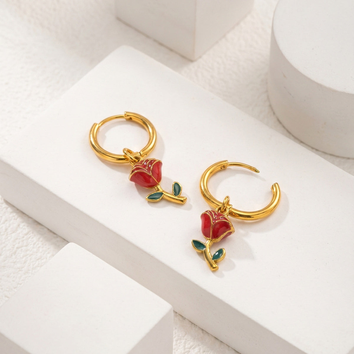 Modern Stainless Steel Earrings