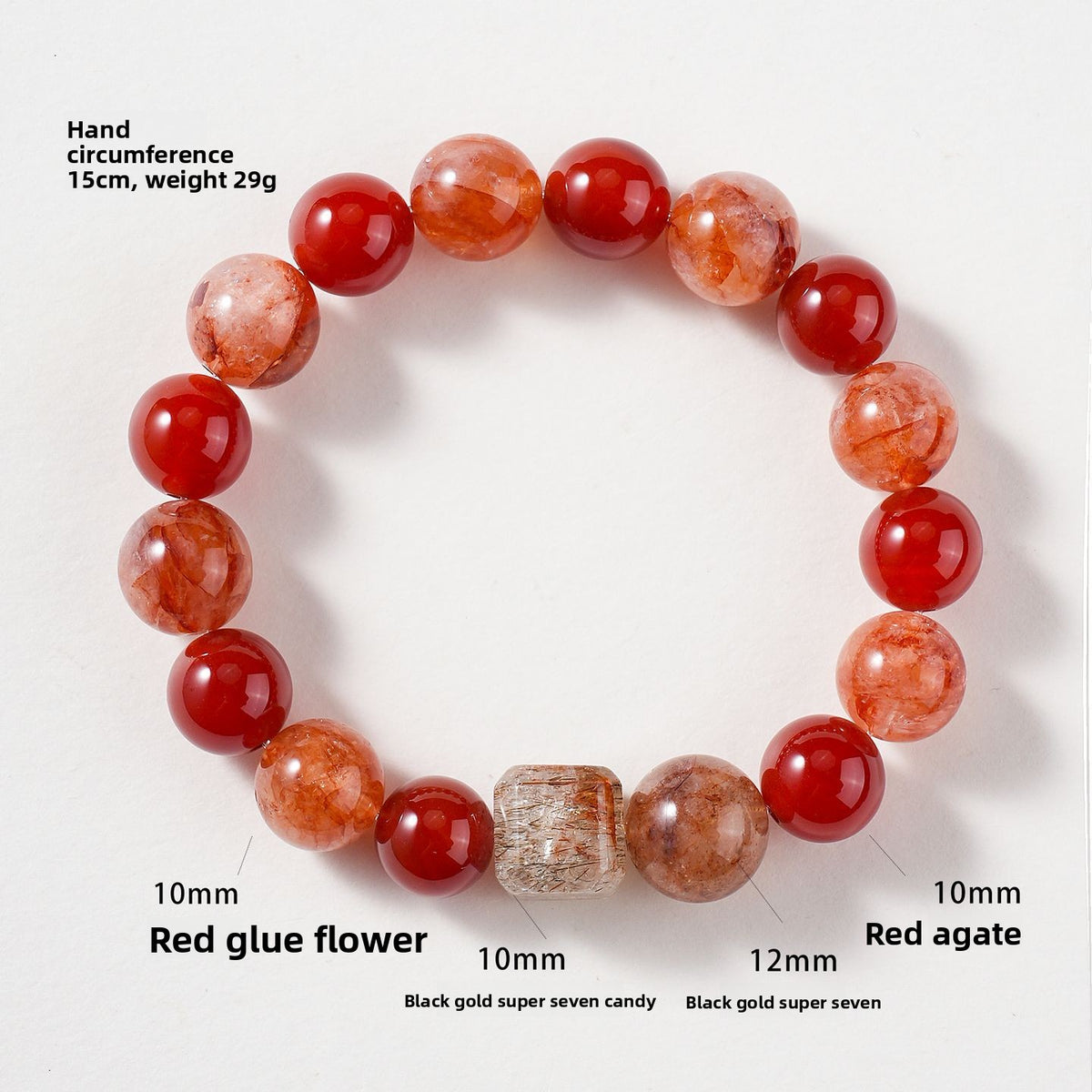 Agate Crystal Floral Bracelet