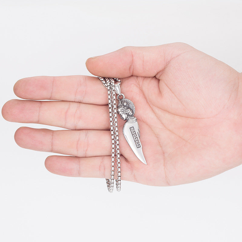 Steel Necklace - Vintage Everyday Wear
