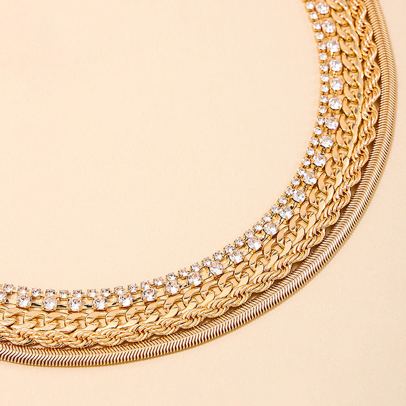 Punk Vibe Multi-Layer Necklace Set