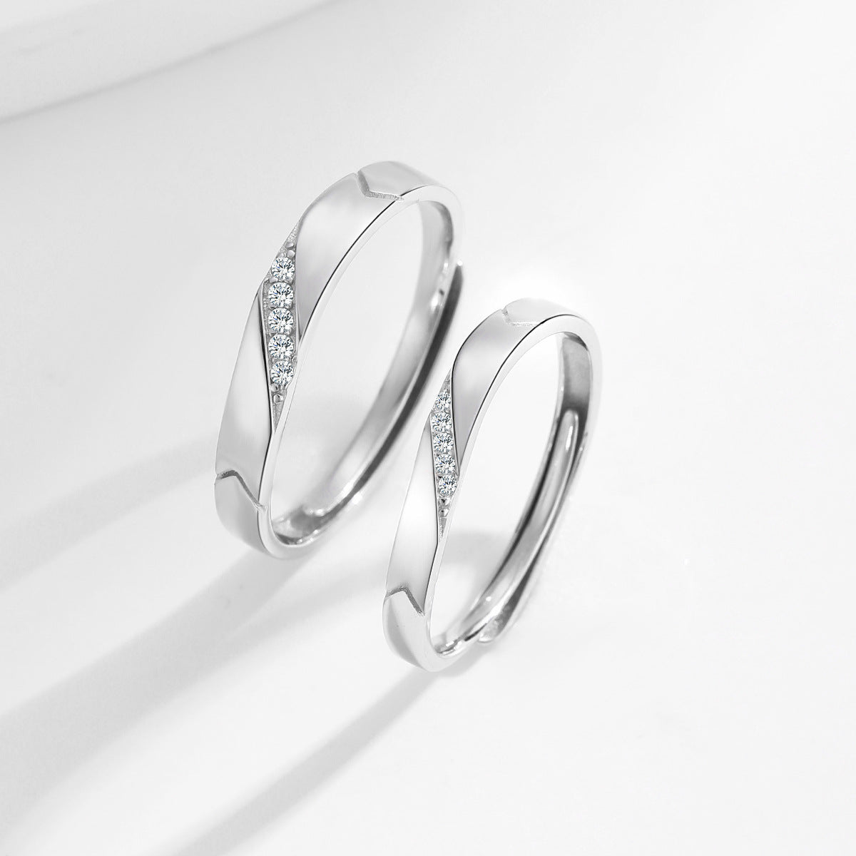 Minimalist Lucky S925 Sterling Silver Men's Ring