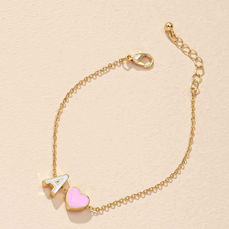Trendy Pink Love Bracelet from Vienna Verve Collection