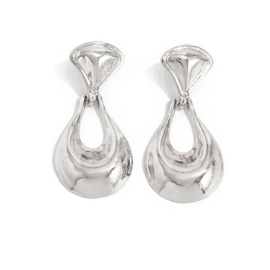 Planderful Geometric Ring Earrings Irregular Design For Trendsetting Women Versatile Bold Statement Jewelry Vienna Verve