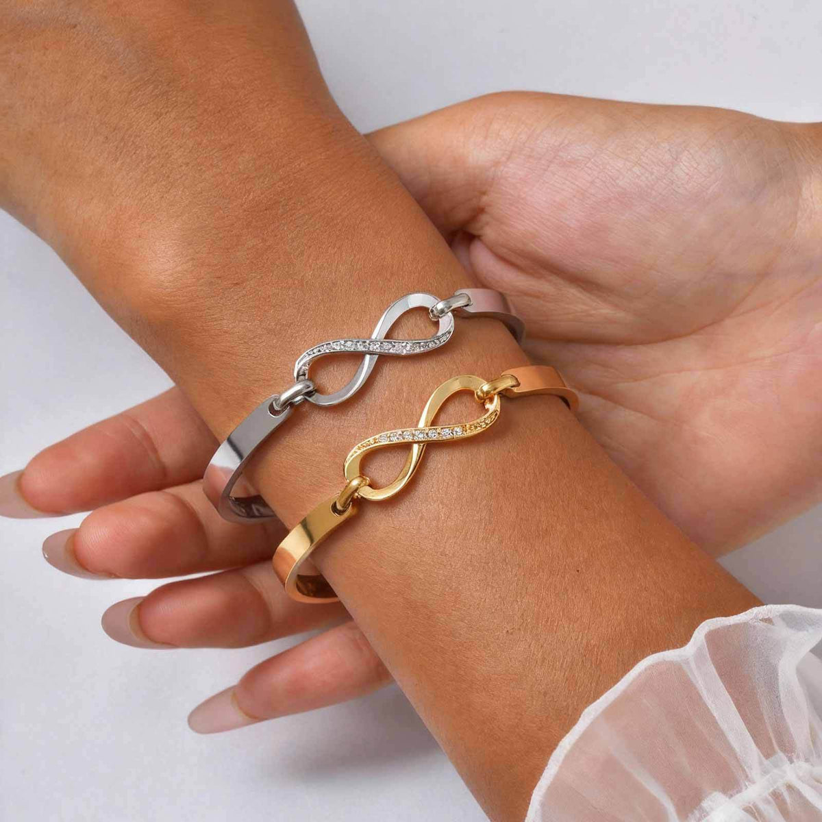 Heart Zircon Copper Bracelet