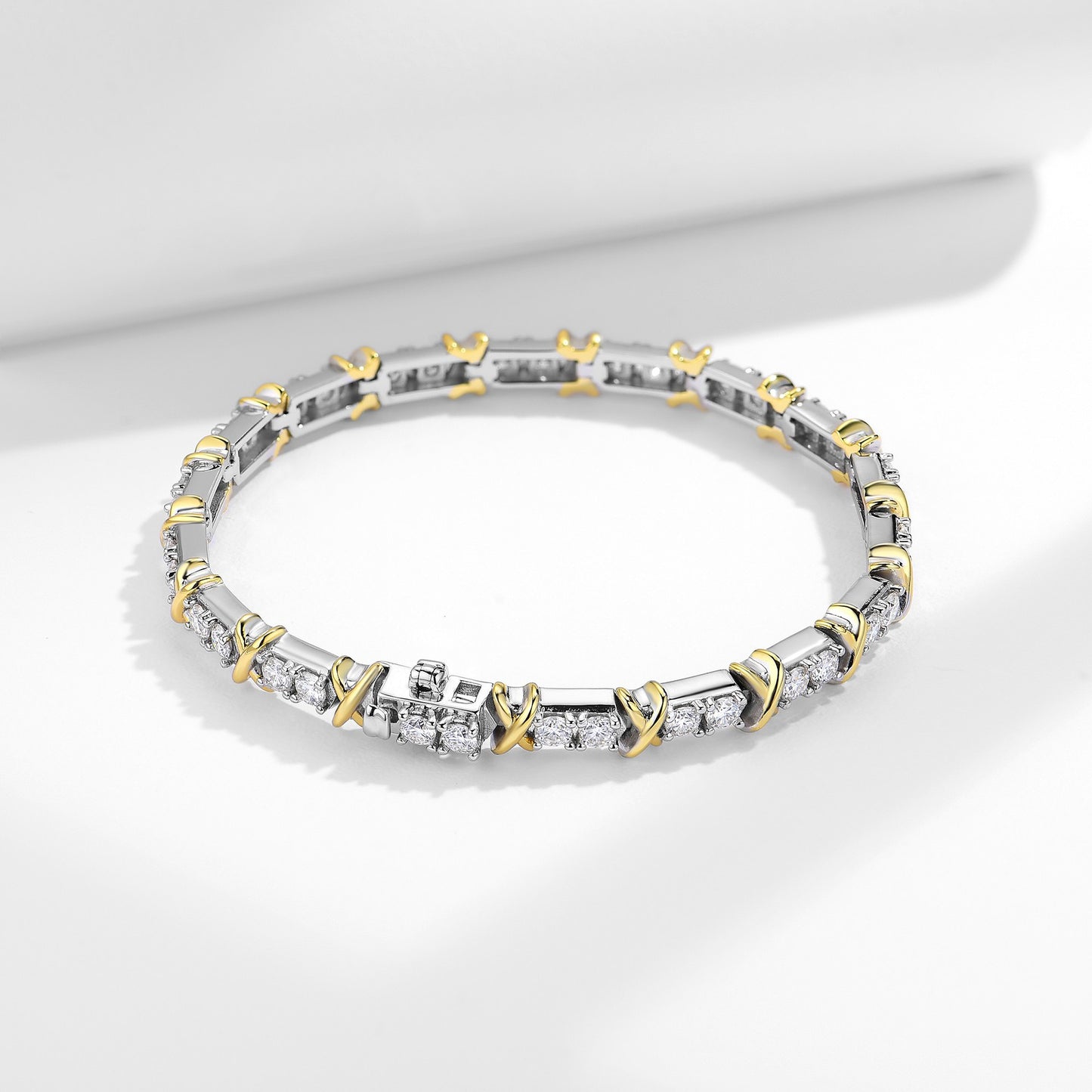 Cross-Border AliExpress Hot Sale Moissanite Ladies Bracelet
