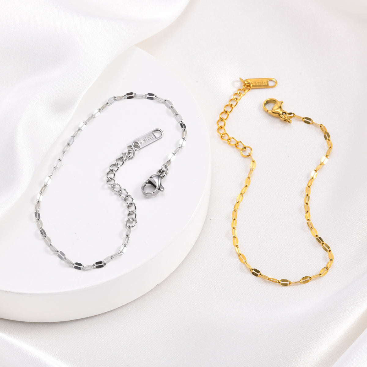 Gold-Plated Stainless Steel Bracelet