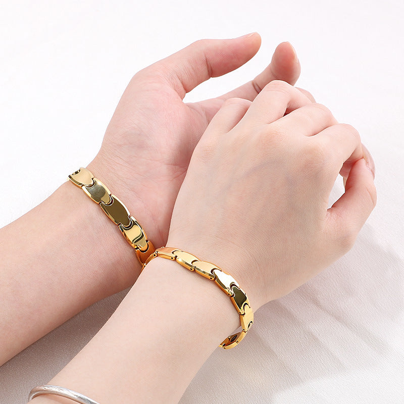Planderful Everyday Magnetic Tungsten Bracelet For Men
