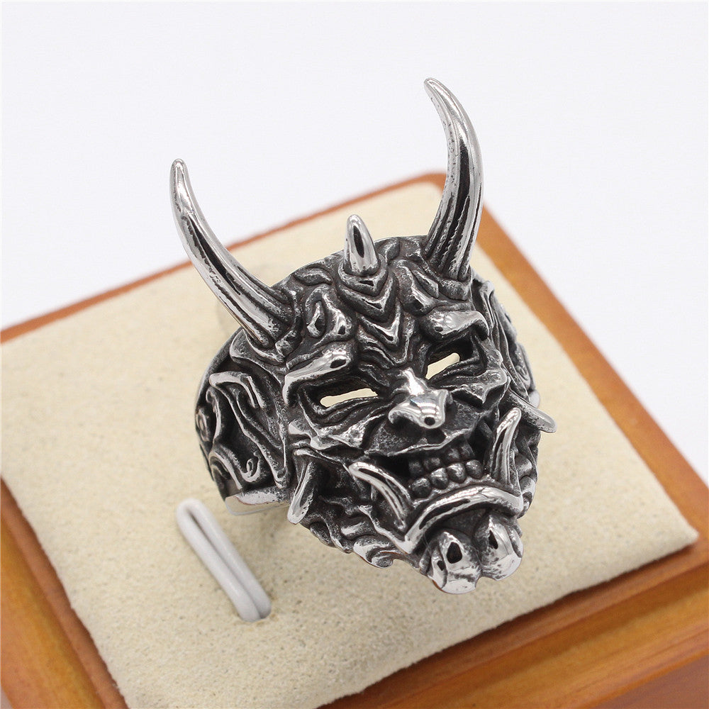 Titanium Steel Prajna Ring
