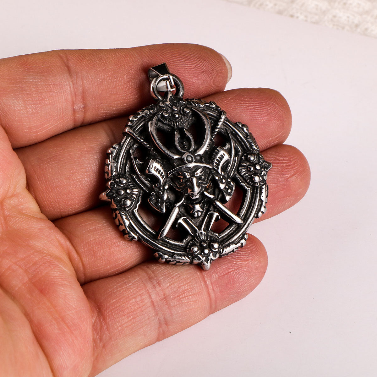 Darth Vader Cast Men's Necklace Pendant – Disco Punk Stainless Steel Pendant