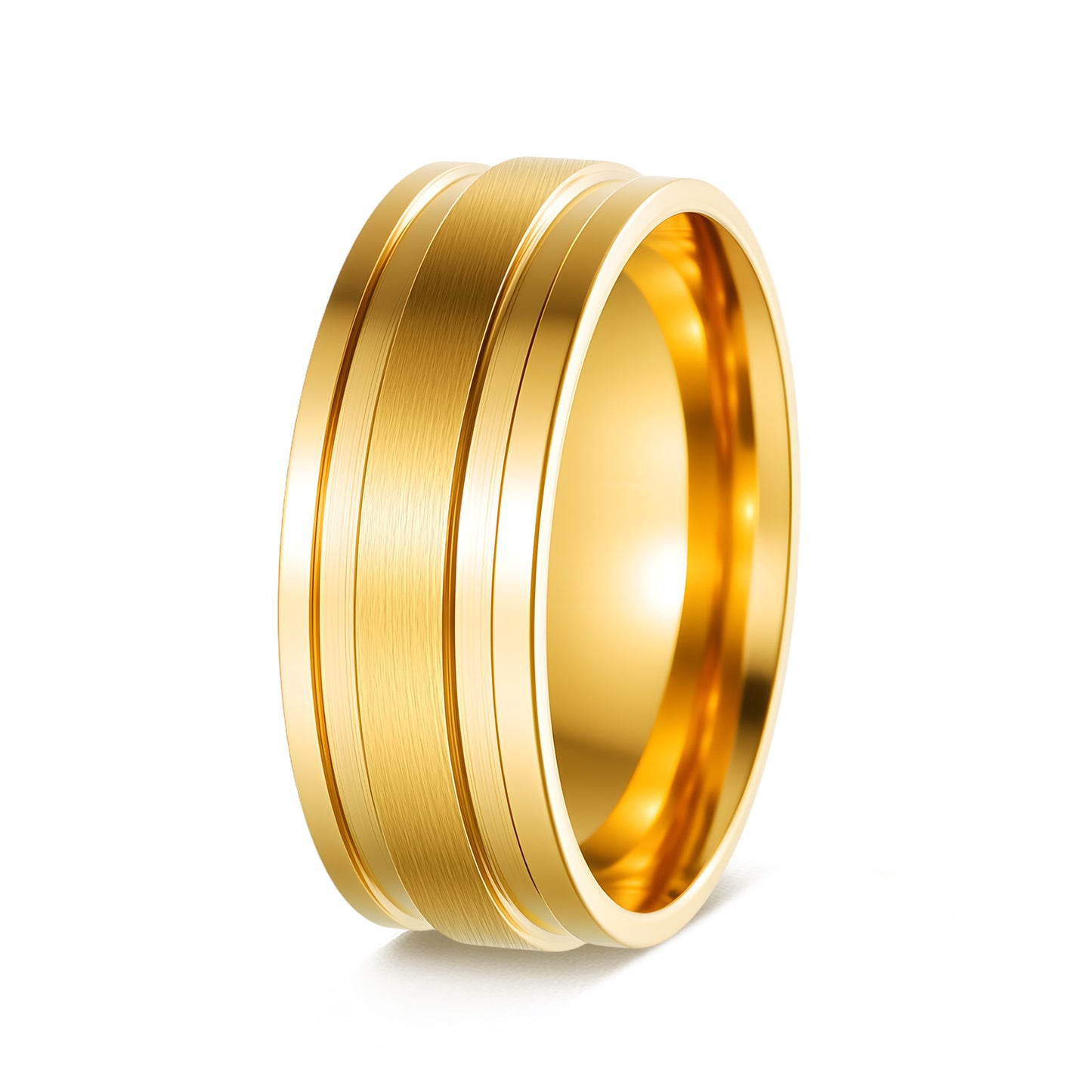 Planderful Titanium Steel Ring For Men Unisex Simple Design Durable Everyday Wear Protection Statement