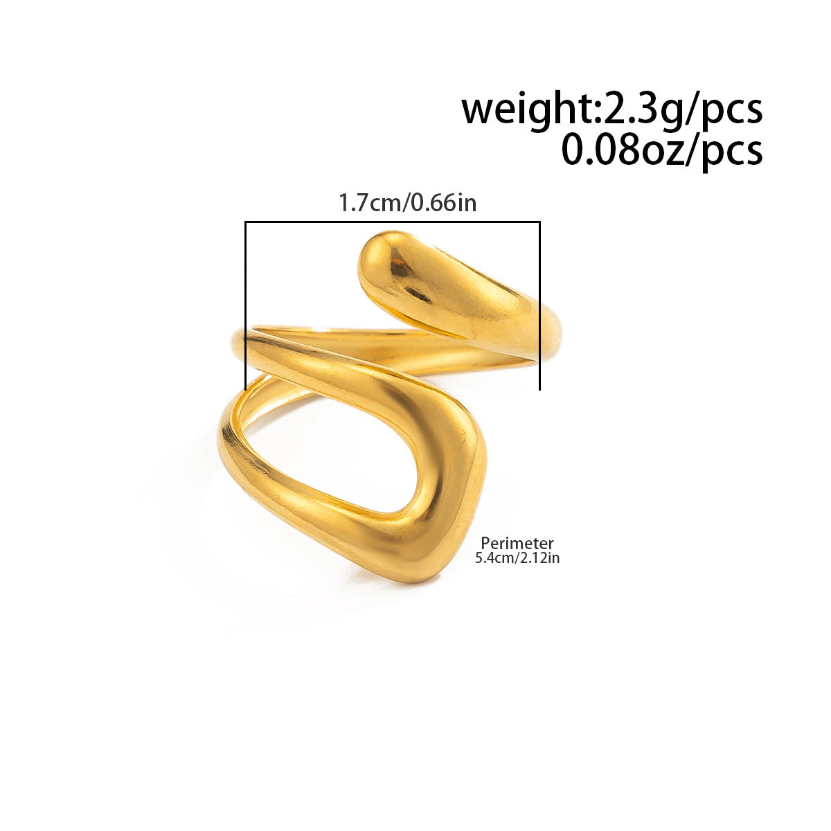 Planderful Stainless Steel Butterfly Ring For Women Vienna Verve Vacation Style Hollow Geometric Opening Jewelry