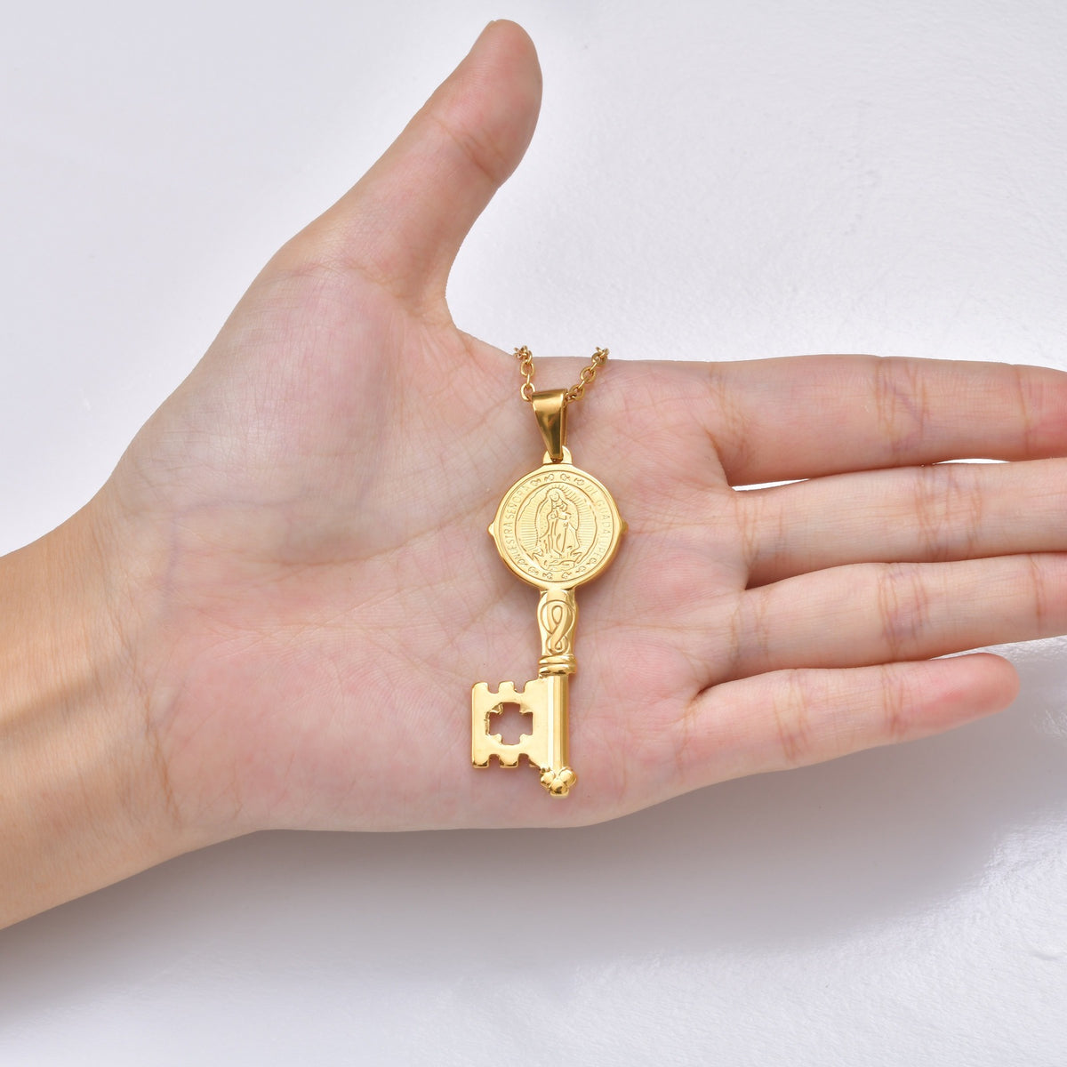 Vintage Stainless Steel Pendant Unisex