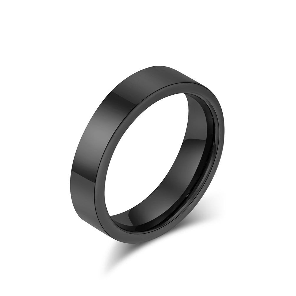 Planderful Everyday Genie Tungsten Steel Ring Unisex Luxury Wedding Band Gift for Couples