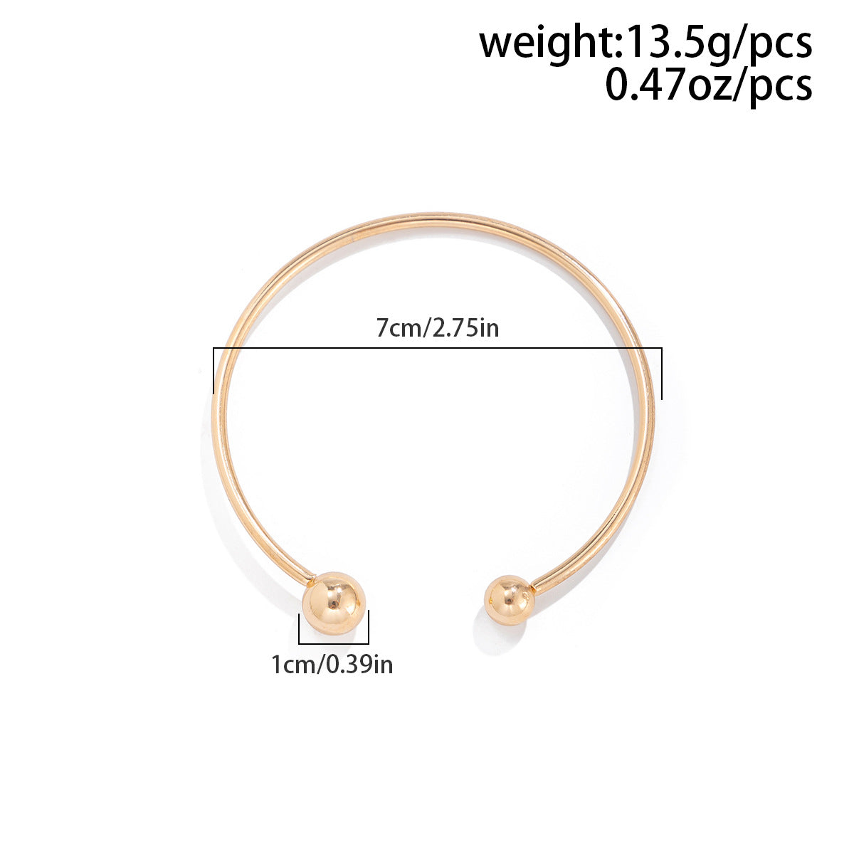Planderful Double C Ring Bracelet For Women Trendy Vienna Verve Metal Jewelry Statement