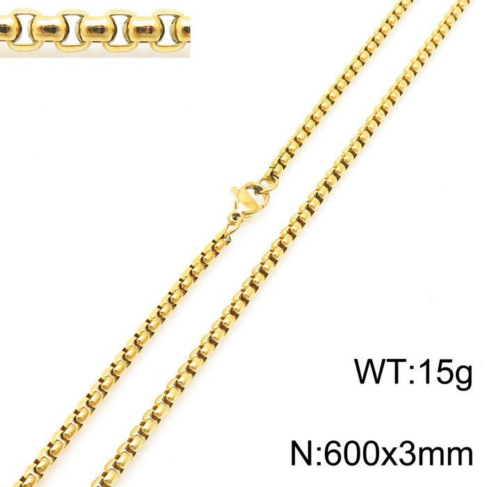 Sports Fitness Barbell Pendant, Hip Hop Retro Smear Weightlifting Stainless Steel Men's Pendant Necklace