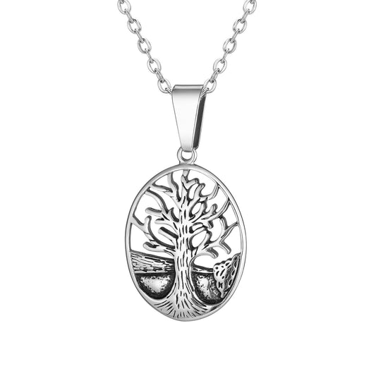 Tree of Life Stainless Steel Pendant