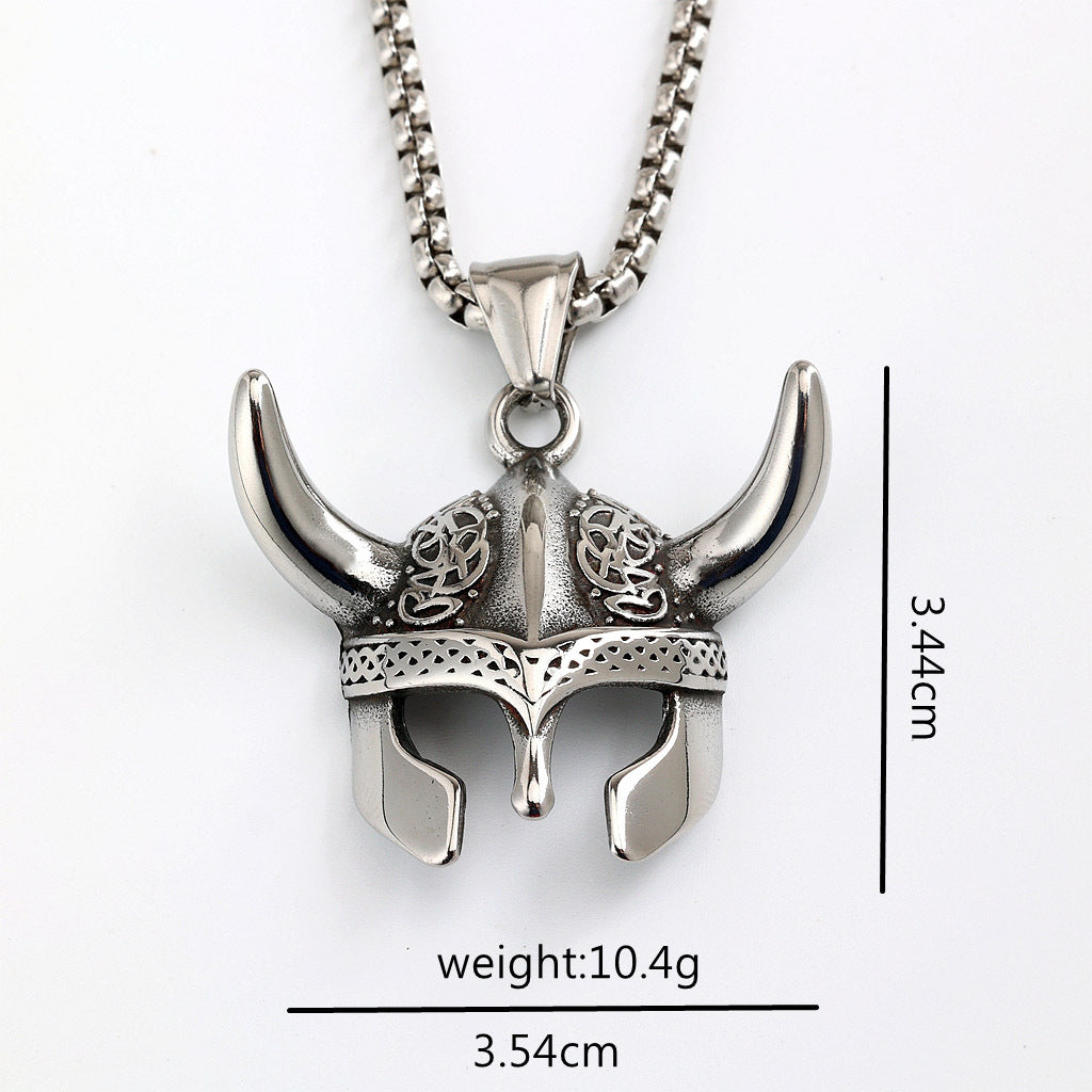 Vintage Viking Pendant Necklace