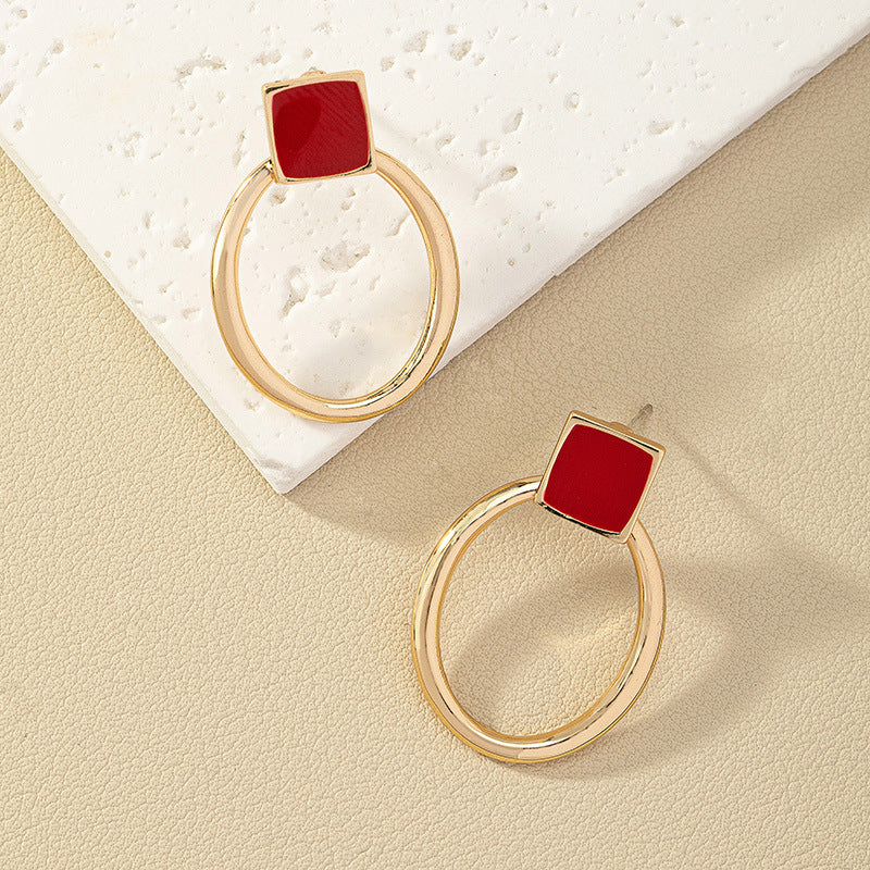 Planderful Vienna Verve Earrings – Simple Geometric Design for Daily Style