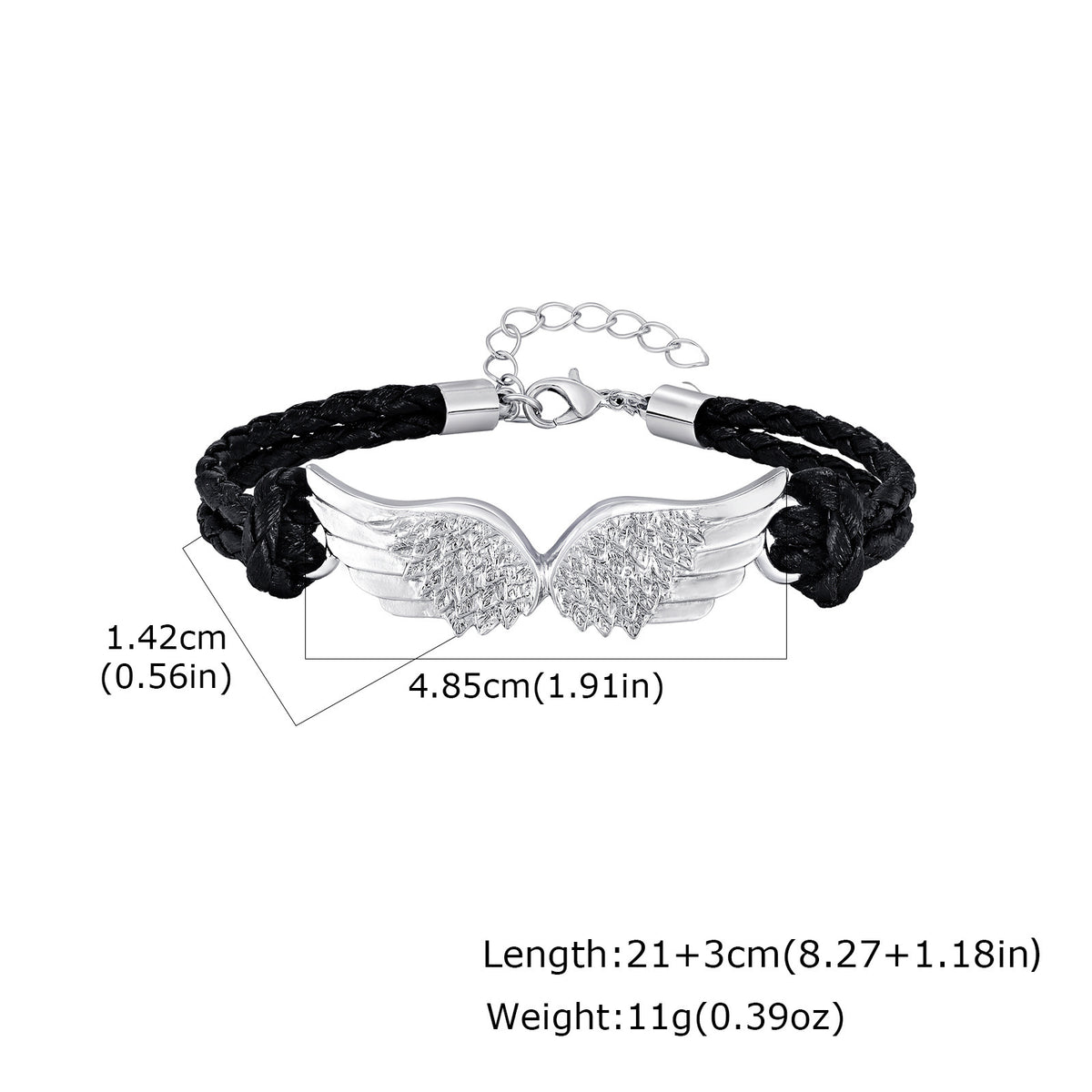 Black Stainless Steel Bracelet for Men