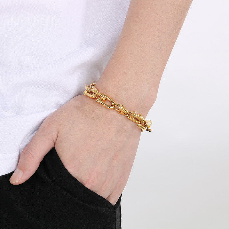 Nail Bracelet For Men Punk Style Planderful Everyday Genie