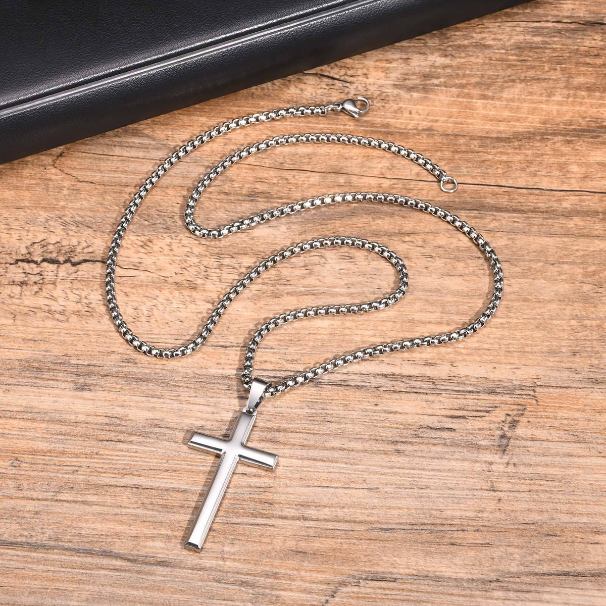 Cross Stainless Steel Necklace for Men