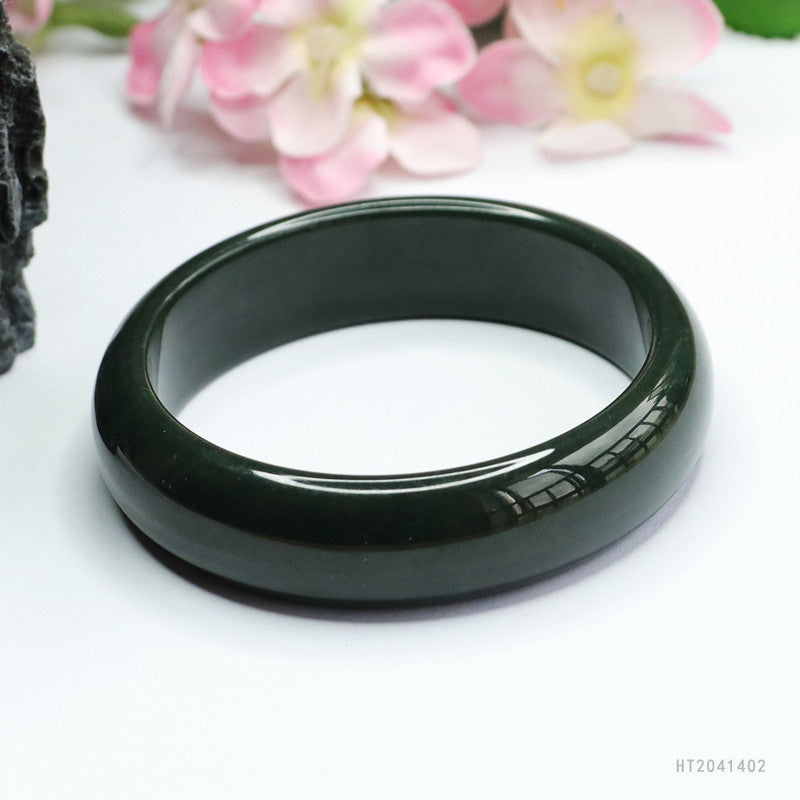 Taqing Hetian Jade Bangle