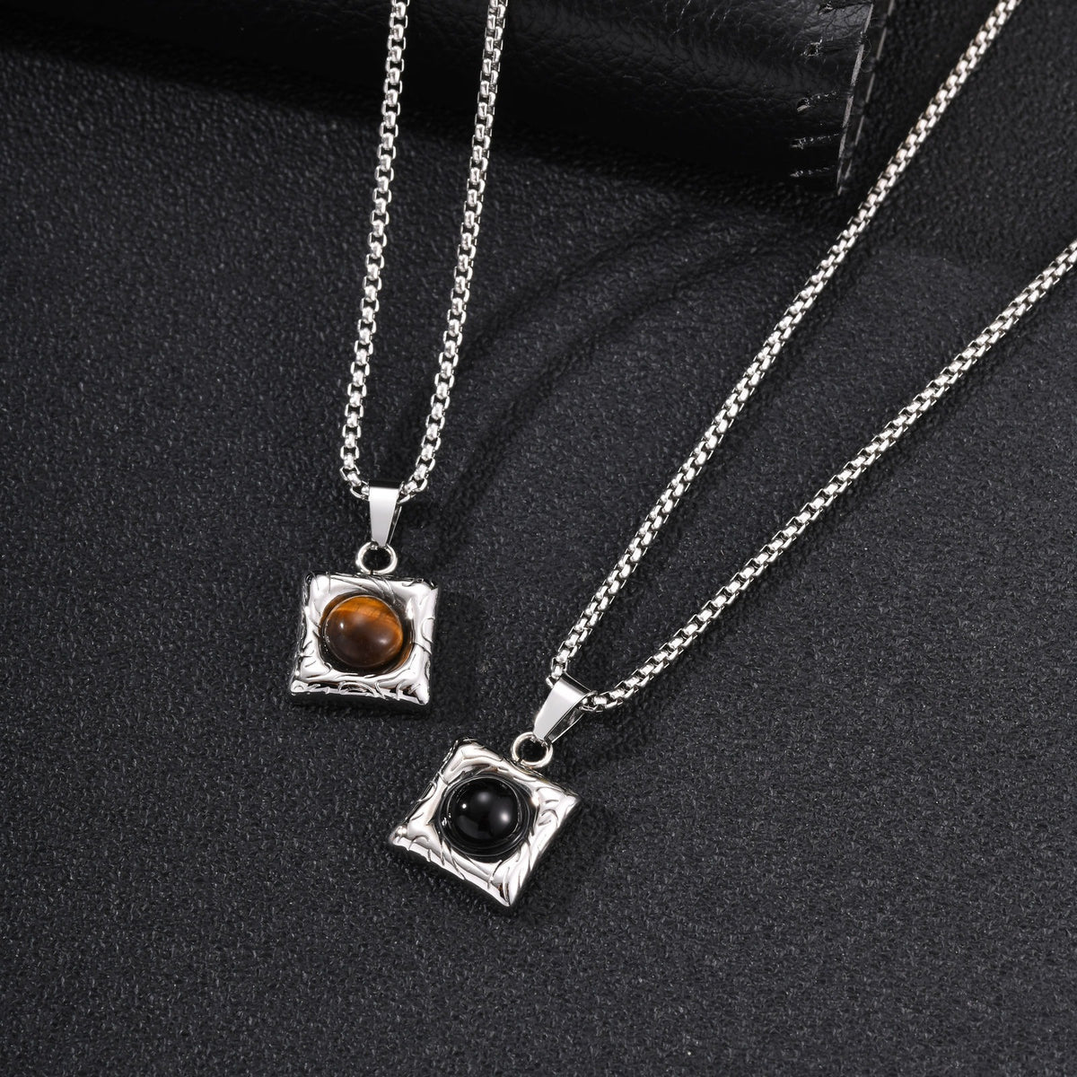 Black Stainless Steel Pendant