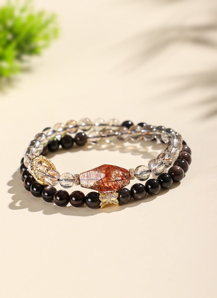 Planderful Fortune's Favor Bracelet – Elegant Crystal Beaded Design