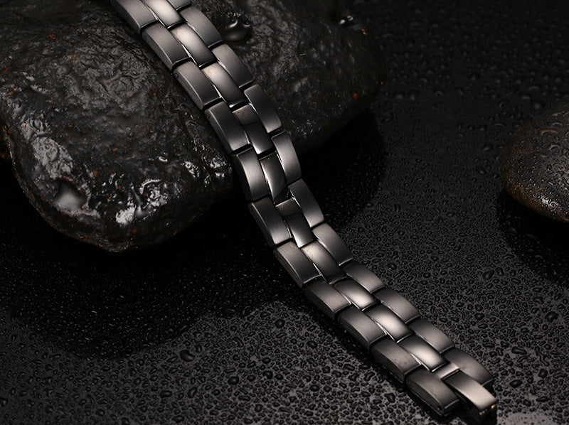 European And American Men's Bracelets Trendy Titanium Steel
