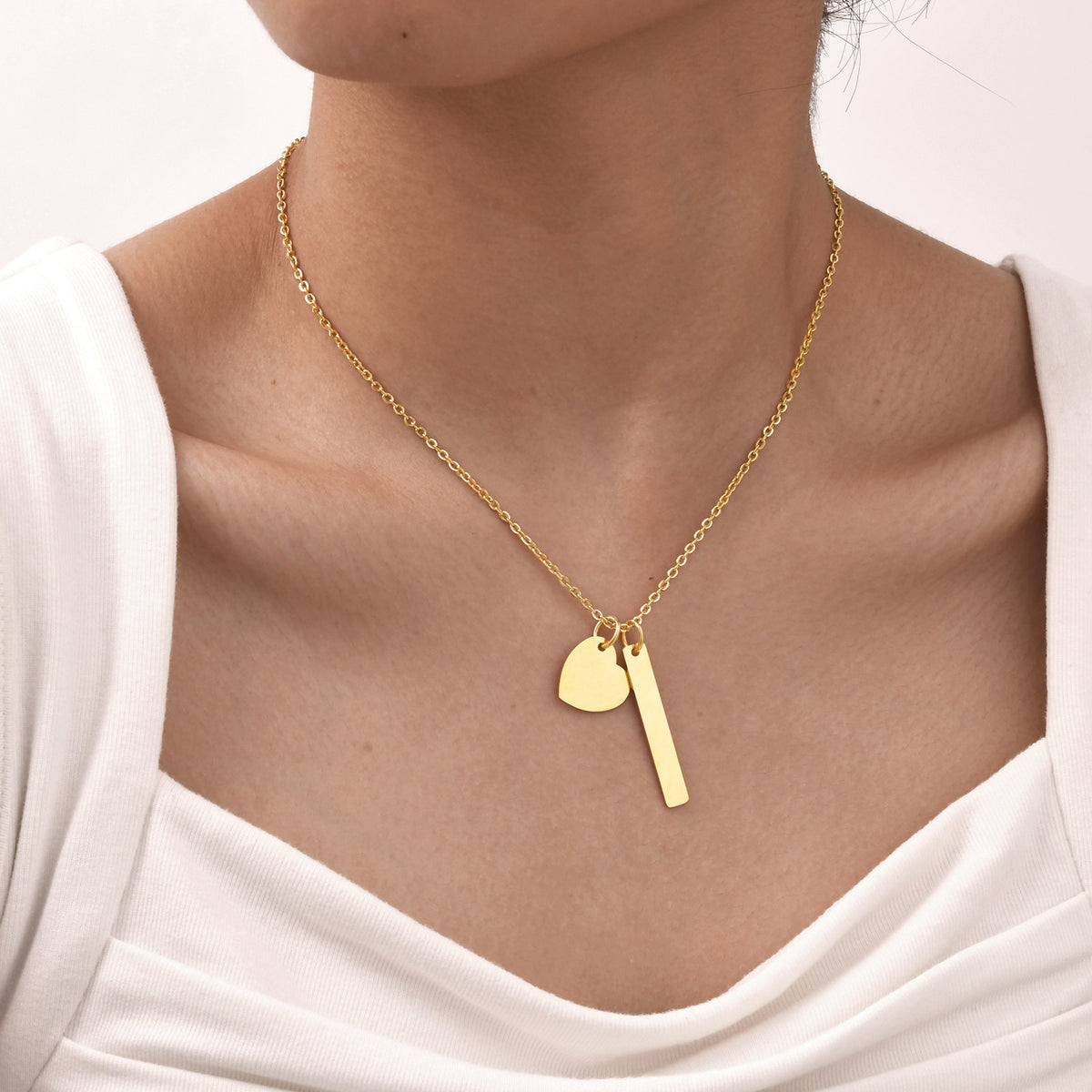 Rose Stainless Steel Necklace for Women