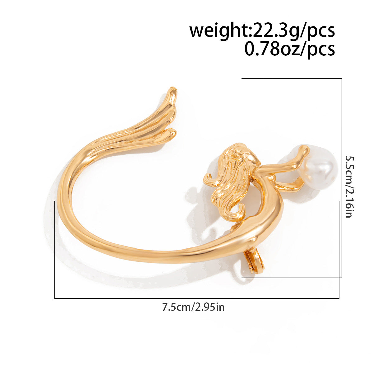 Planderful Imitation Pearl Earrings Clipless Elegant Statement For Women Vienna Verve