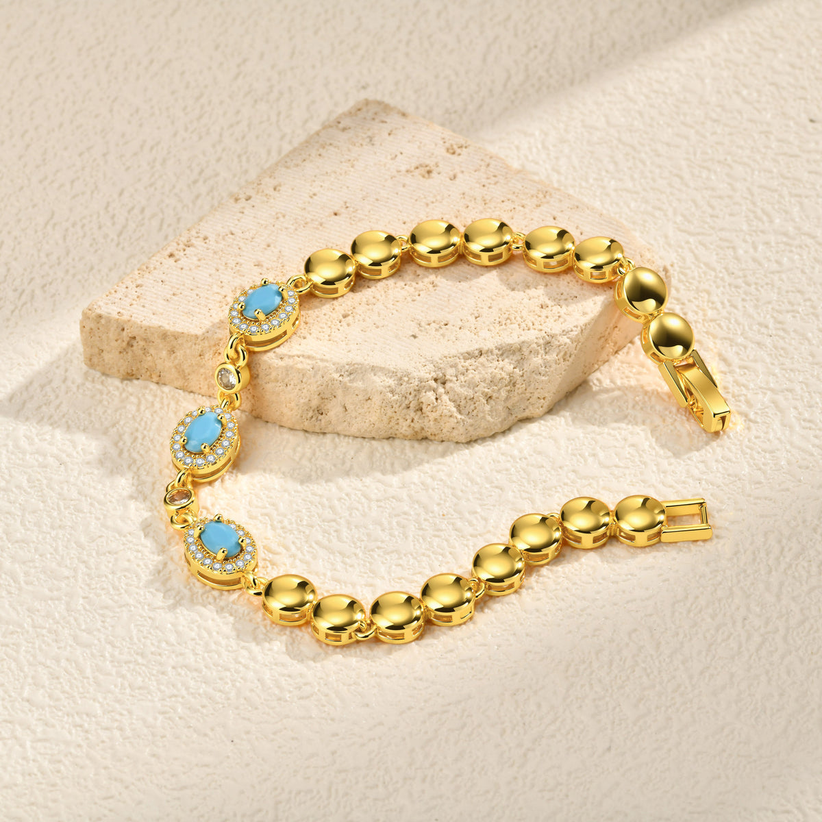 Zircon Copper Bracelet