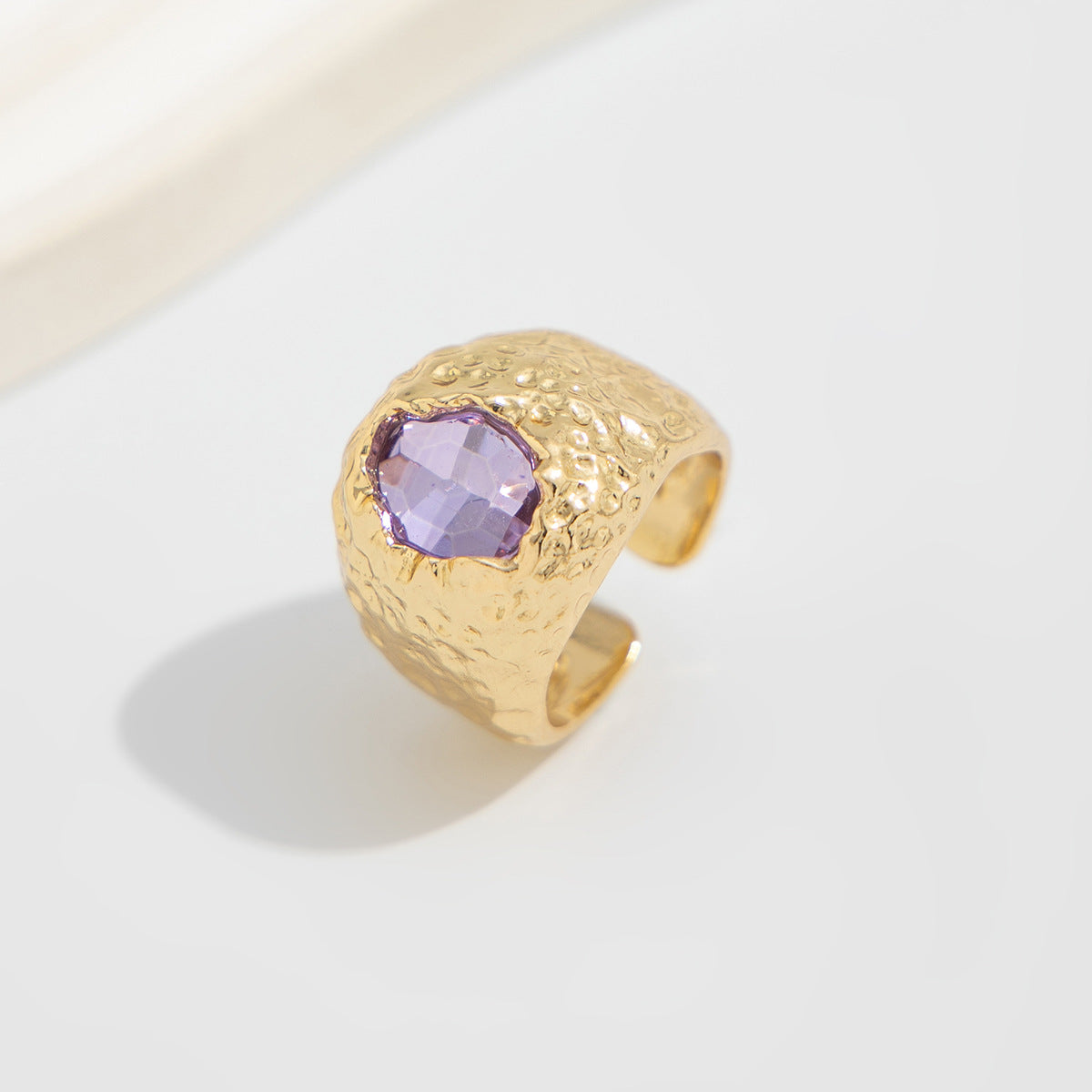 Planderful Vienna Verve Ring – Exaggerated Punk Geometric Design