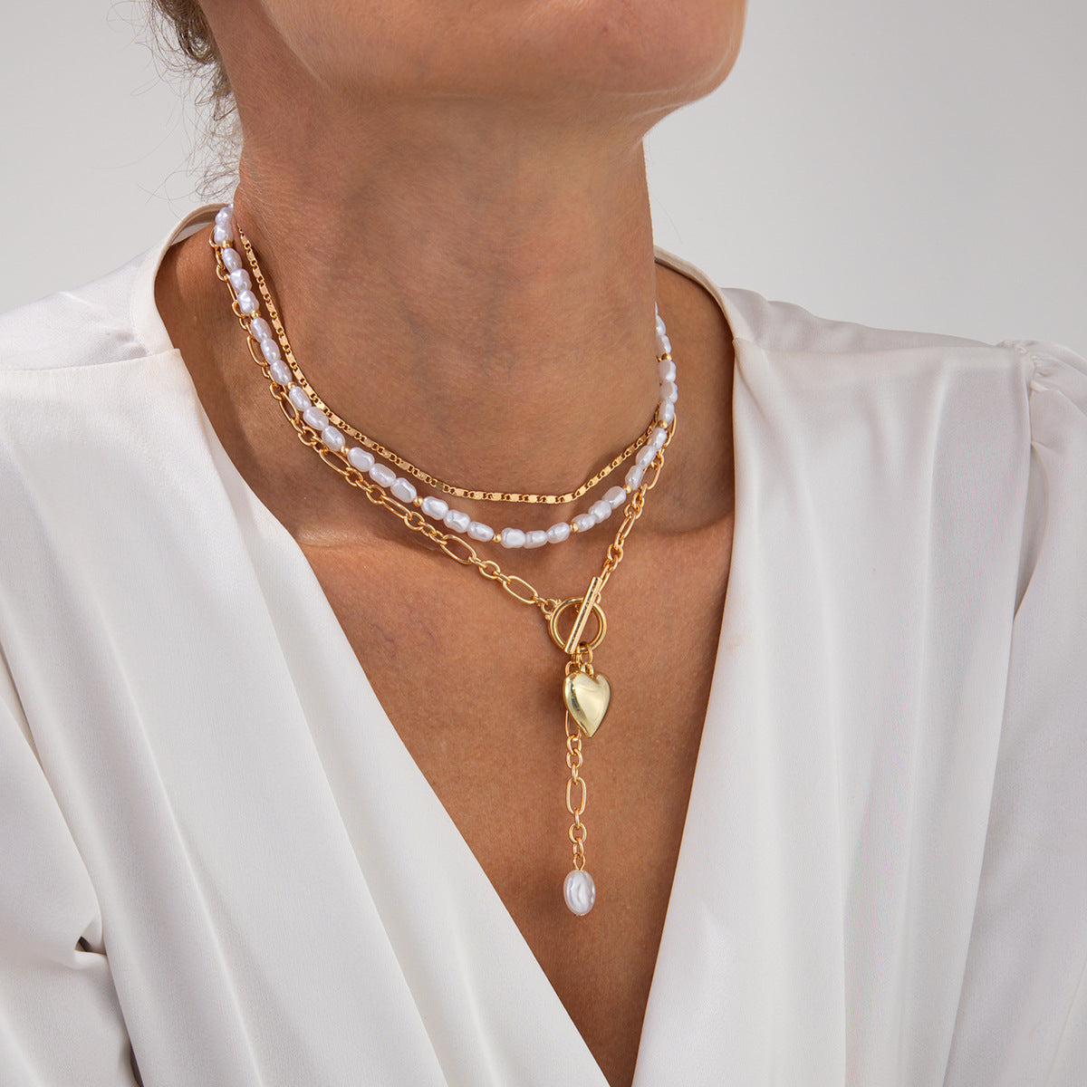 Planderful Vienna Verve Necklace – Fashionable Heart-Shaped Design