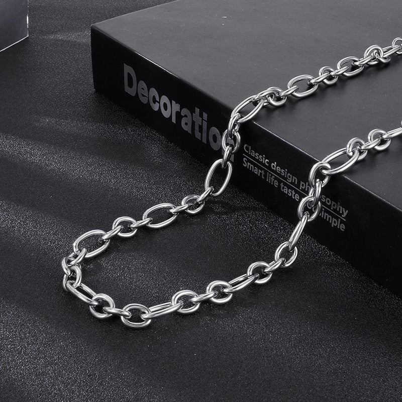 Source Factory Commuter Stainless Steel O Chain Necklace Bracelet Men's Multi-Size 7/10/13 Mmo