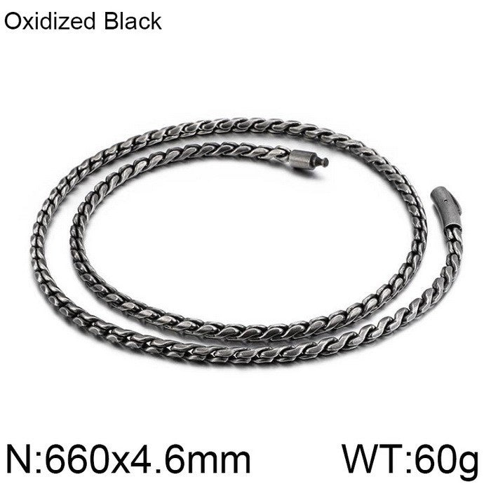 Korean Version Of Trendy Men's Single Chain Necklace, Jewelry, Men's Chain